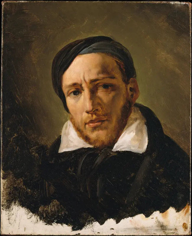 Jean-Louis-André-Théodore Géricault (1791–1824) Wall Art by Horace Vernet - High-Resolution Digital Print