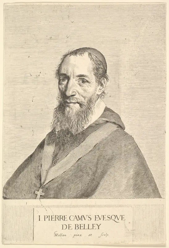Jean-Pierre Camus, Bishop of Belley Wall Art by Claude Mellan - High-Resolution Digital Print
