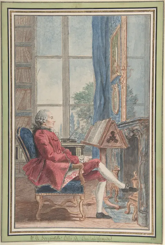 Jean-Pierre de Bougainville Wall Art by Louis de Carmontelle - High-Resolution Digital Print