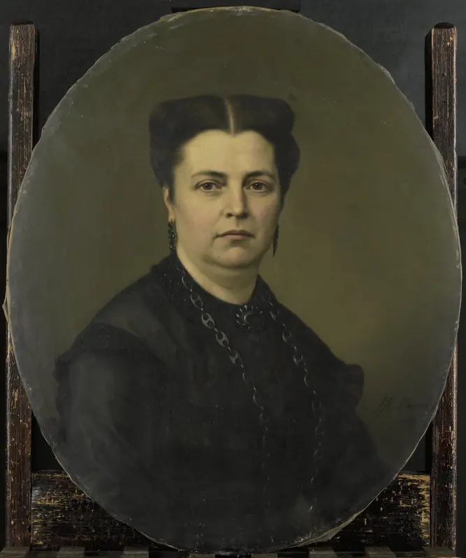 Jeanette Antoinette Pietermaat (1818-70). Echtgenote van Pieter Mijer Wall Art by Unknown - High-Resolution Digital Print