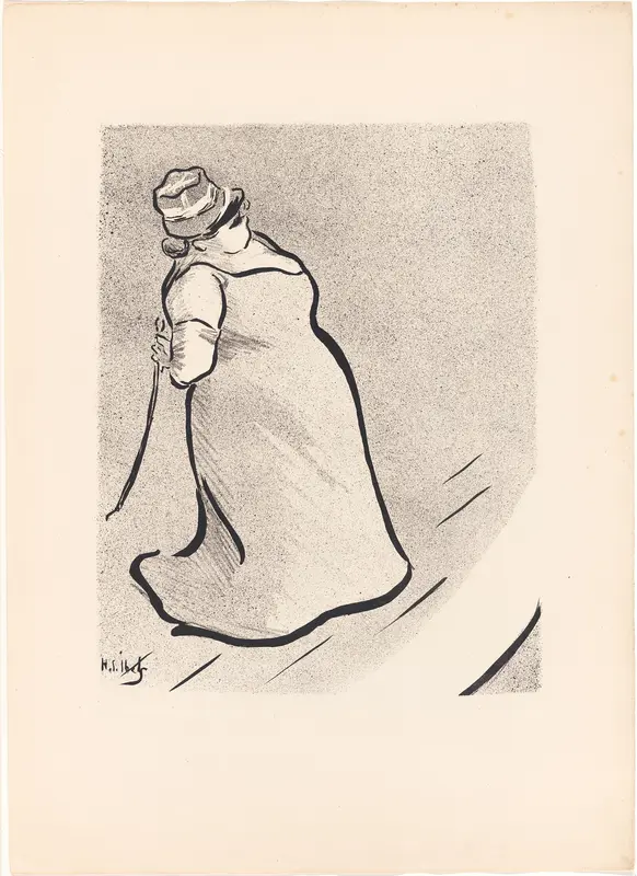 Jeanne Bloch, from Le Café-Concert Wall Art by Henri-Gabriel Ibels - High-Resolution Digital Print