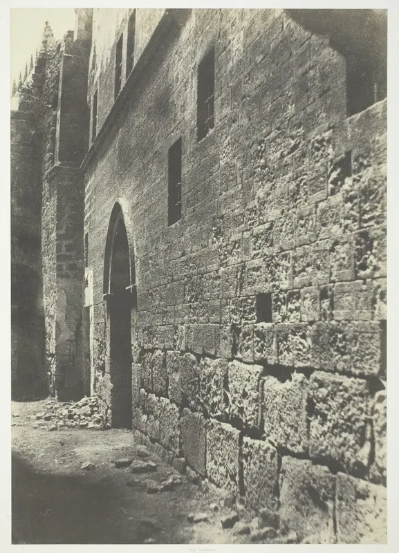 Jérusalem, Auberge d'Allemagne Wall Art by Auguste Salzmann - High-Resolution Digital Print