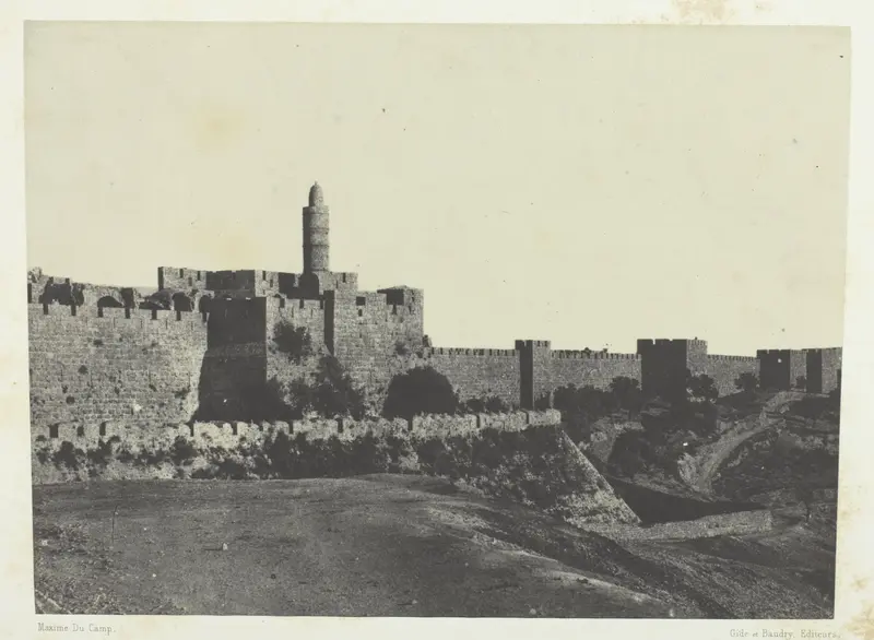Jérusalem, Partie Occidentale Des Murailles; Palestine