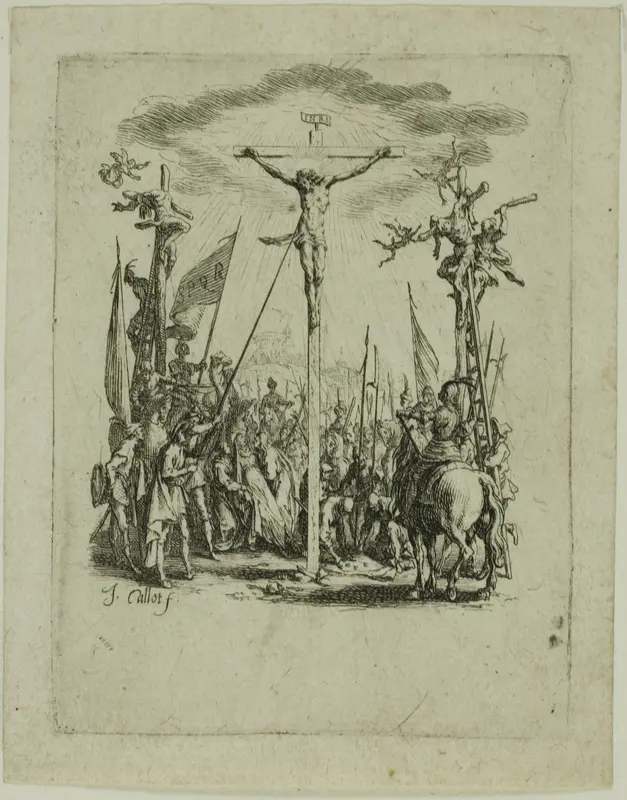 Jesus is Pierced with a Lance, from The Small Passion