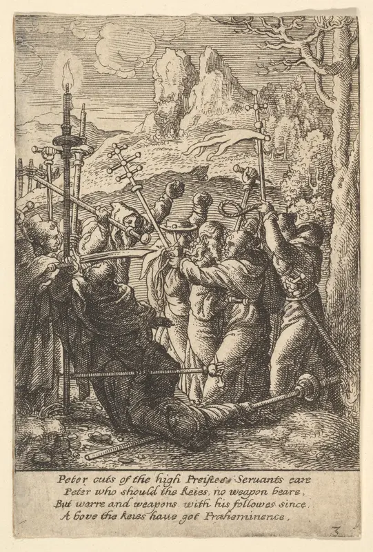 Jesus taken Wall Art by Wenceslaus Hollar - High-Resolution Digital Print