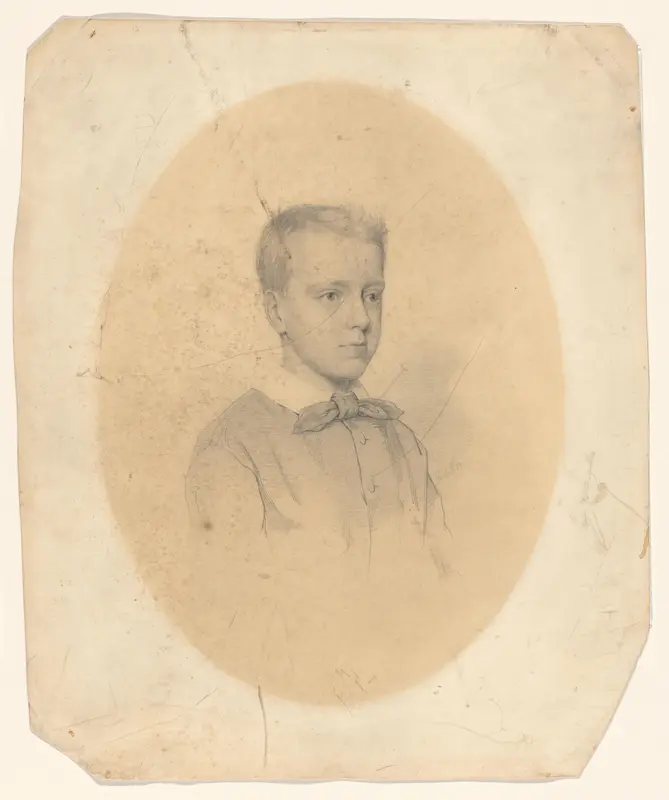 Jeugdportret van Jan Carel Alberdingk Thijm Wall Art by Unknown - High-Resolution Digital Print