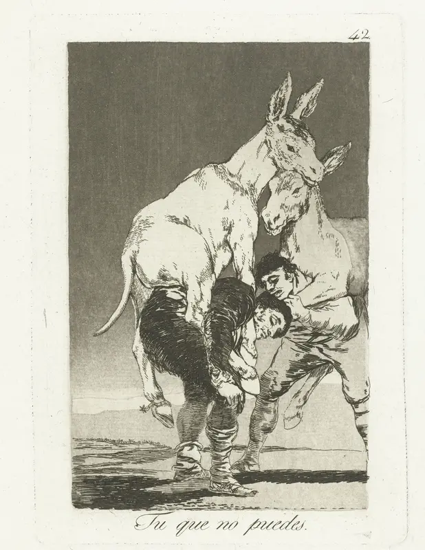 Jij die niet meer kunt Wall Art by Francisco de Goya - High-Resolution Digital Print