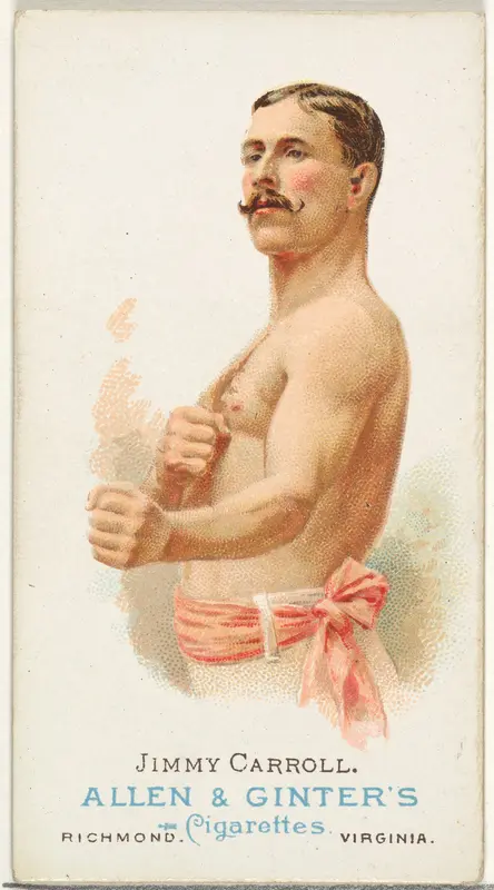 Jimmy Carroll, Pugilist, from World's Champions, Series 1 (N28) for Allen & Ginter Cigarettes Wall Art by Allen & Ginter - High-Resolution Digital Print