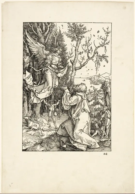 Joachim and the Angel, from The Life of the Virgin