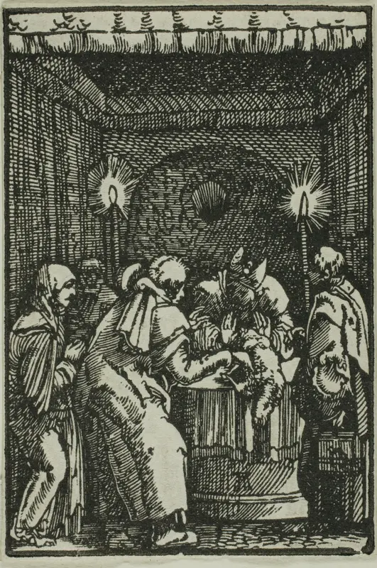 Joachim's Offering Refused, from The Fall and Redemption of Man Wall Art by Albrecht Altdorfer - High-Resolution Digital Print