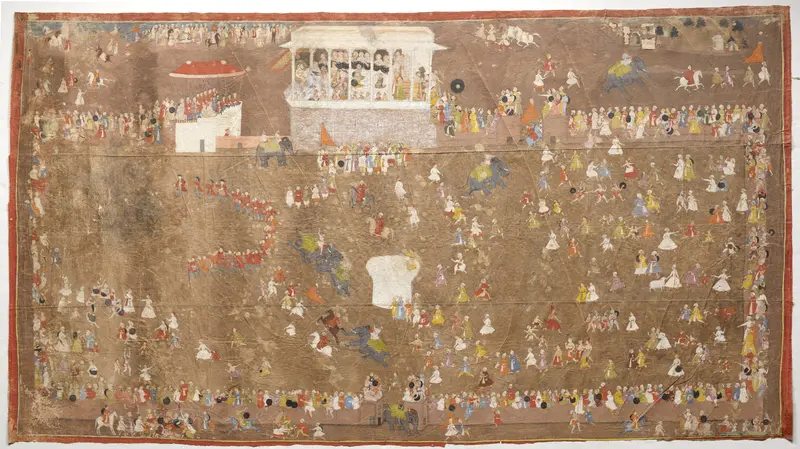 Joan Ketelaar’s Embassy to the King of Udaipur Wall Art by Maharana Rana Sangram Singh II - High-Resolution Digital Print