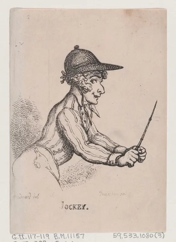 Jockey Wall Art by Thomas Rowlandson - High-Resolution Digital Print