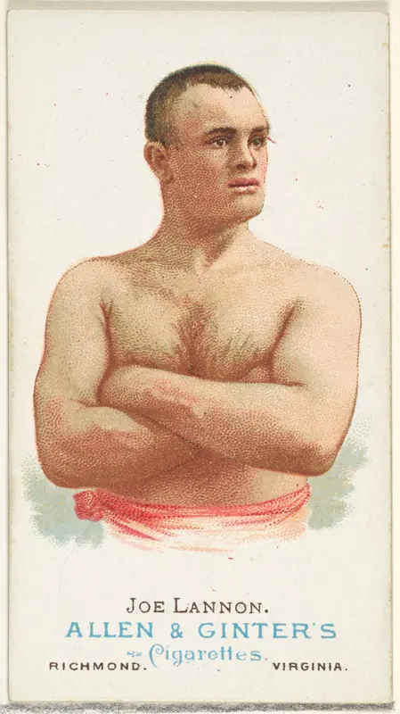 Joe Lannon, Pugilist, from World's Champions, Series 1 (N28) for Allen & Ginter Cigarettes Wall Art by Allen & Ginter - High-Resolution Digital Print