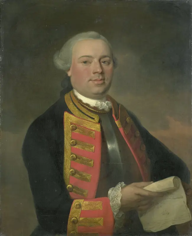Johan Arnold Zoutman (1724-93). Vice-admiraal Wall Art by August Christian Hauck - High-Resolution Digital Print