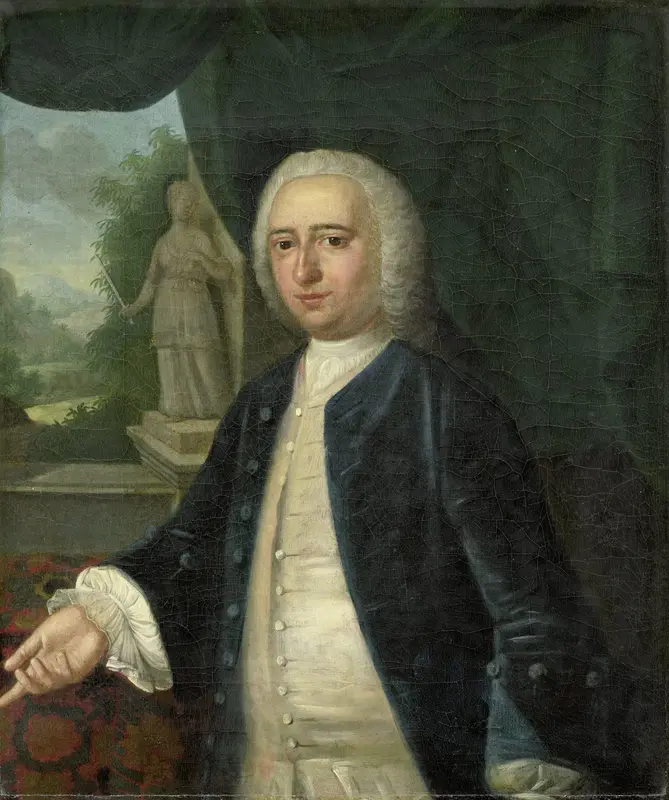 Johan Willem Parker (1721-80), heer van Saamslag, Geersdijk, Wissekerke, Cats en Soelekerke. Burgemeester van Middelburg, gedeputeerde voor Walcheren in de Staten van Zeeland Wall Art by Jacob Jan Nachenius - High-Resolution Digital Print