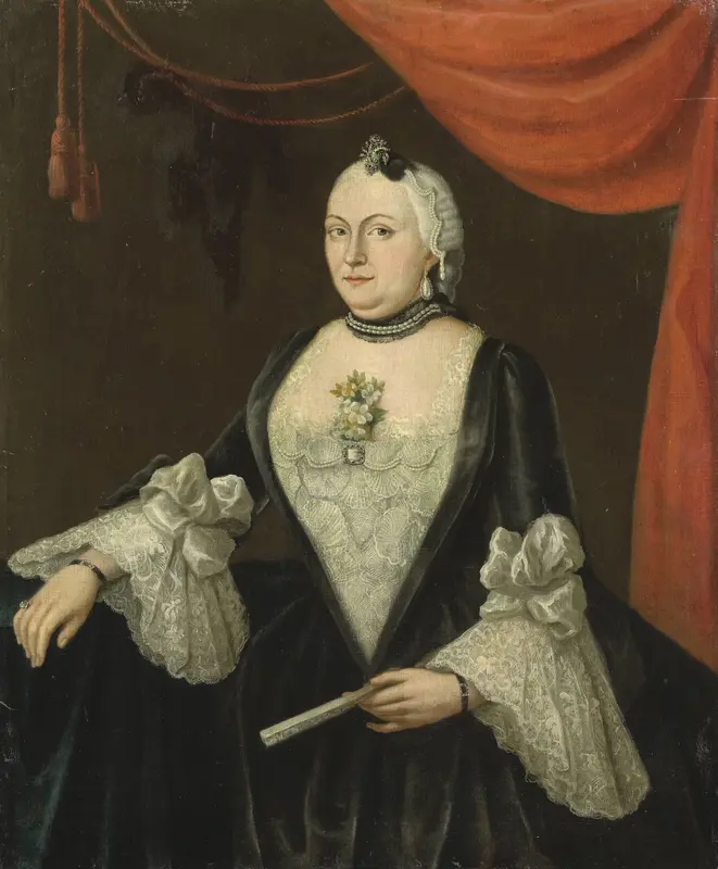 Johanna van Rijswijk (b. 1715), Wife of Jan Hendrik van Rijswijk Wall Art by Isaac Lodewijk la Fargue van Nieuwland - High-Resolution Digital Print