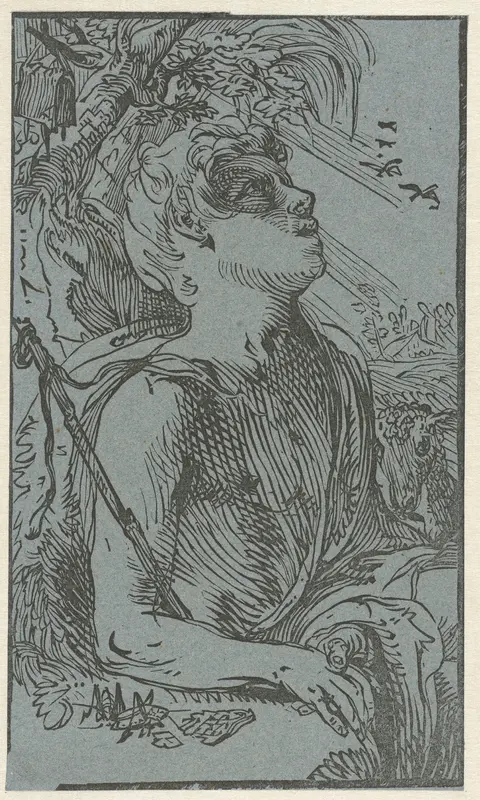 Johannes de Doper in de wildernis Wall Art by Unknown - High-Resolution Digital Print