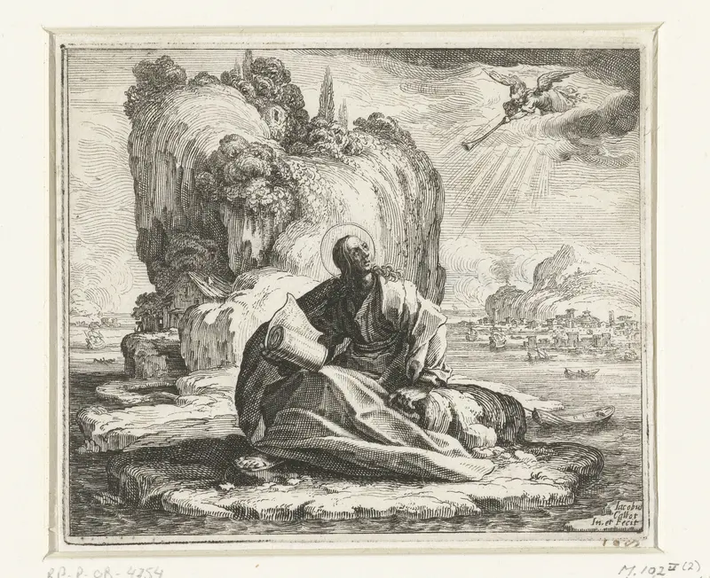 Johannes de Evangelist op Patmos Wall Art by Unknown - High-Resolution Digital Print