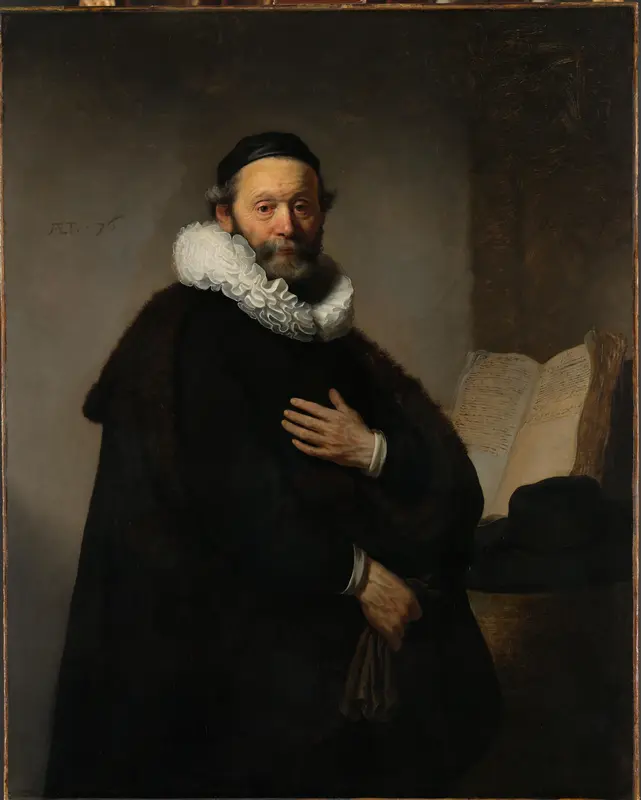Johannes Wtenbogaert Wall Art by Rembrandt van Rijn - High-Resolution Digital Print