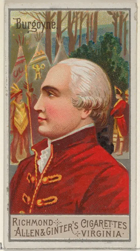 John Burgoyne, from the Great Generals series (N15) for Allen & Ginter Cigarettes Brands Wall Art by Allen & Ginter - High-Resolution Digital Print