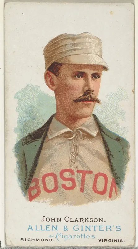 John Clarkson, Baseball Player, from World's Champions, Series 1 (N28) for Allen & Ginter Cigarettes Wall Art by Allen & Ginter - High-Resolution Digital Print