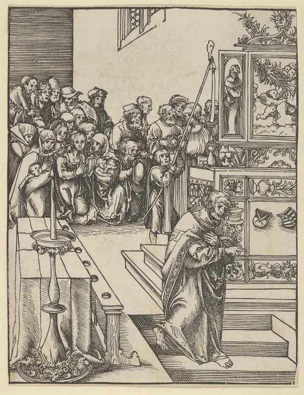 John from the Martyrdom of the Twelve Apostles Wall Art by Lucas Cranach the Elder - High-Resolution Digital Print