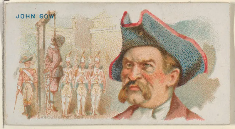John Gow, Execution of Gow, from the Pirates of the Spanish Main series (N19) for Allen & Ginter Cigarettes Wall Art by Allen & Ginter - High-Resolution Digital Print