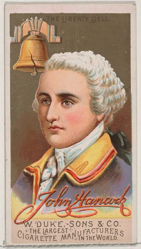 John Hancock, from the series Great Americans (N76) for Duke brand cigarettes Wall Art by W. Duke, Sons & Co. - High-Resolution Digital Print