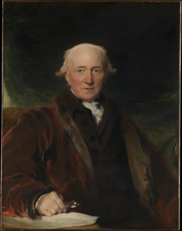 John Julius Angerstein (1736–1823) Wall Art by Sir Thomas Lawrence - High-Resolution Digital Print
