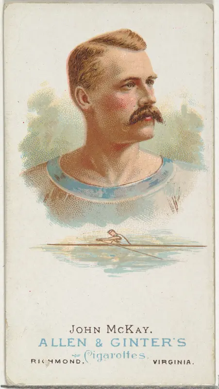 John McKay, Oarsman, from World's Champions, Series 1 (N28) for Allen & Ginter Cigarettes Wall Art by Allen & Ginter - High-Resolution Digital Print