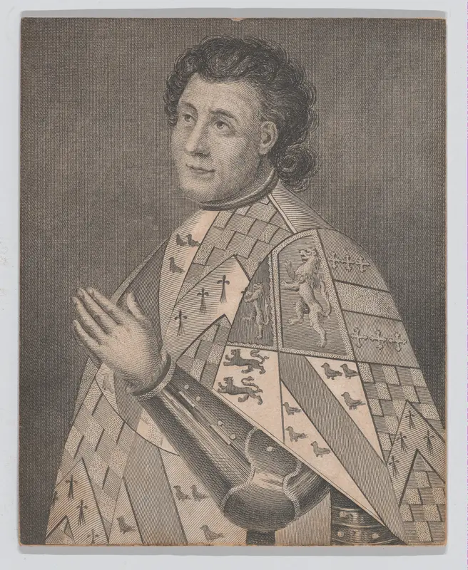 John Talbot, 1st Earl of Shrewsbury and 1st Earl of Waterford Wall Art by James Basire, the elder - High-Resolution Digital Print