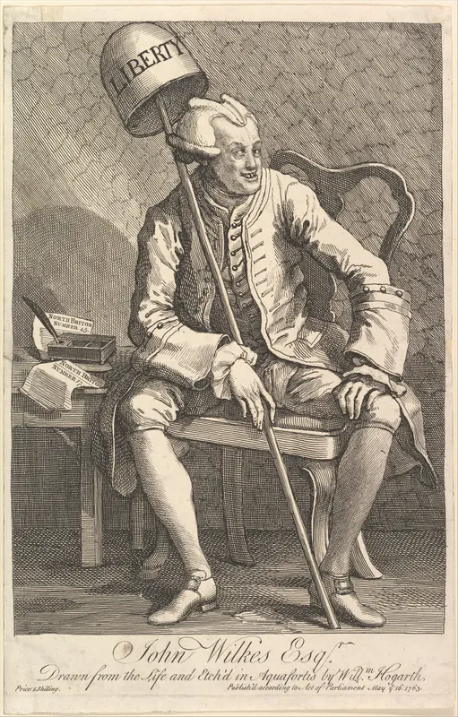 John Wilkes, Esq. Wall Art by William Hogarth - High-Resolution Digital Print