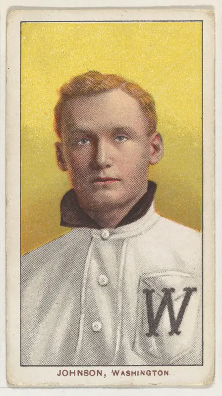 Johnson, Washington, American League, from the White Border series (T206) for the American Tobacco Company Wall Art by American Tobacco Company - High-Resolution Digital Print