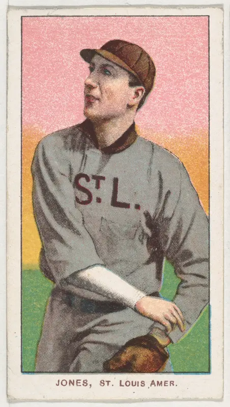 Jones, St. Louis, American League, from the White Border series (T206) for the American Tobacco Company Wall Art by American Tobacco Company - High-Resolution Digital Print