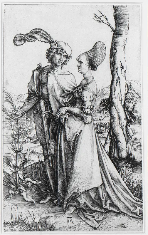 Jong paar en de Dood Wall Art by Unknown - High-Resolution Digital Print