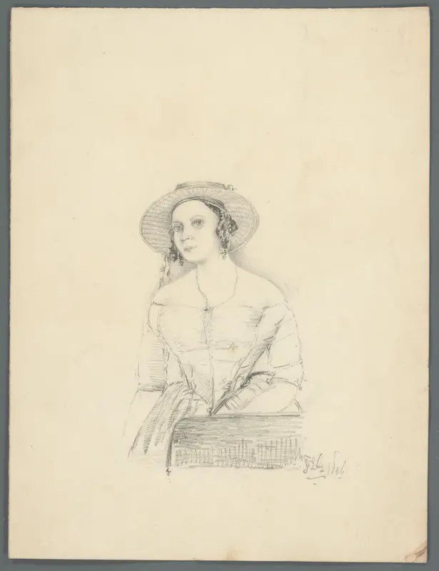 Jonge vrouw Wall Art by Unknown - High-Resolution Digital Print