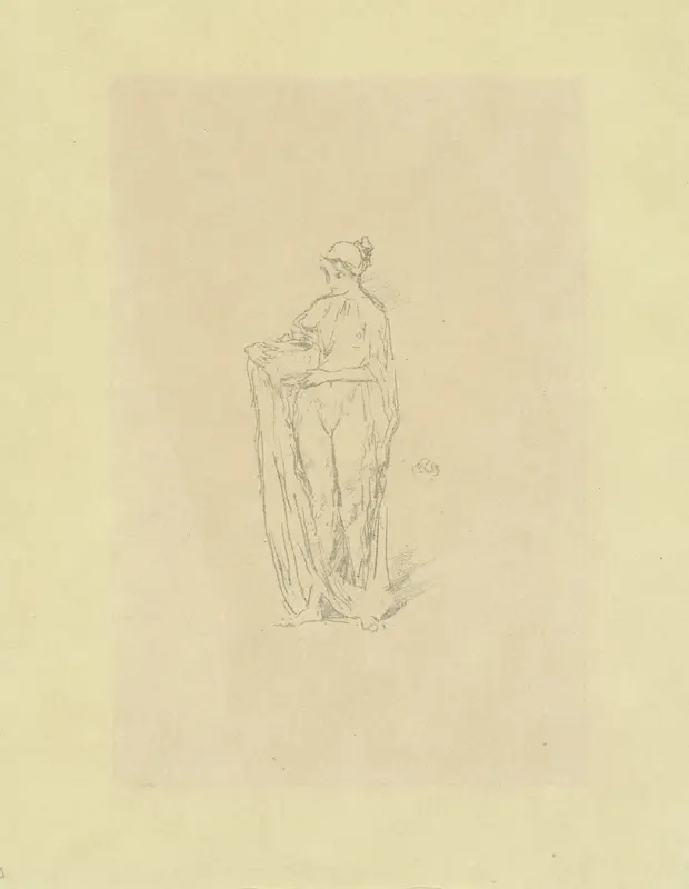 Jonge vrouw met een schaal Wall Art by Thomas Robert Way - High-Resolution Digital Print