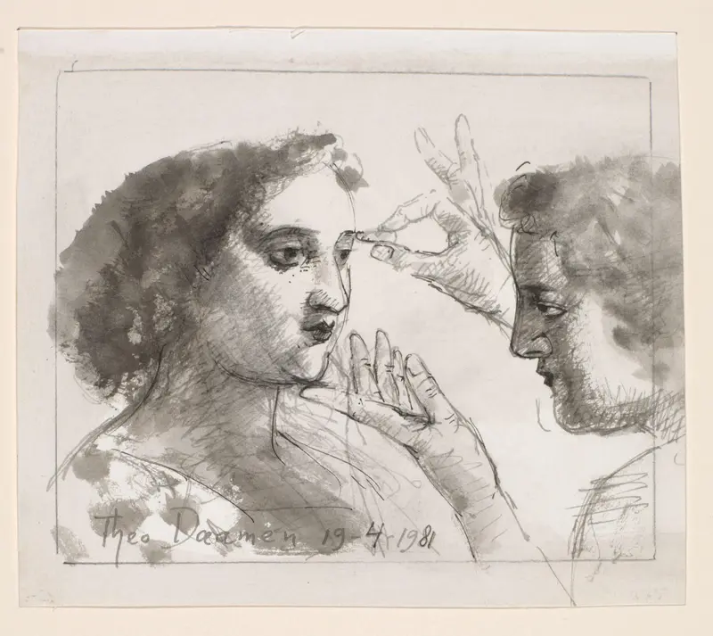 Jonge vrouw wordt opgemaakt Wall Art by Unknown - High-Resolution Digital Print