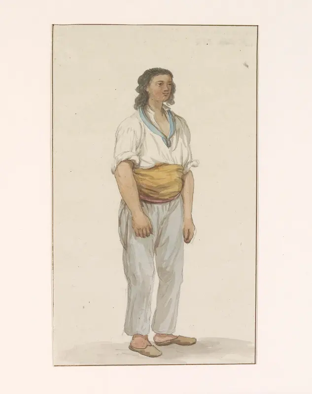 Jongen in herberg op Malta Wall Art by Louis Ducros - High-Resolution Digital Print