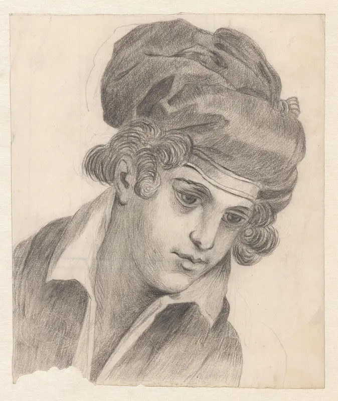 Jongen met hoofddeksel Wall Art by Unknown - High-Resolution Digital Print