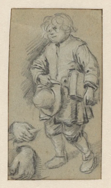 Jongen met schooltas Wall Art by Adriaen van Ostade - High-Resolution Digital Print