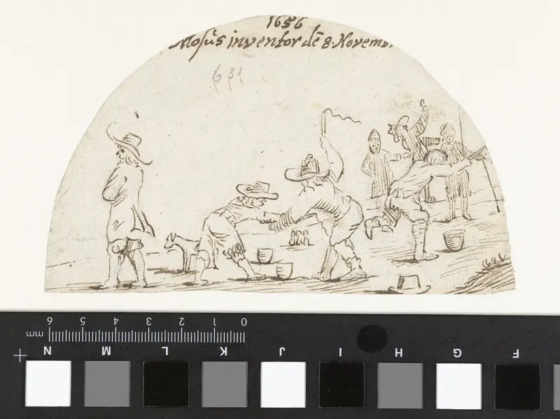 Jongens spelend met tollen Wall Art by Unknown - High-Resolution Digital Print