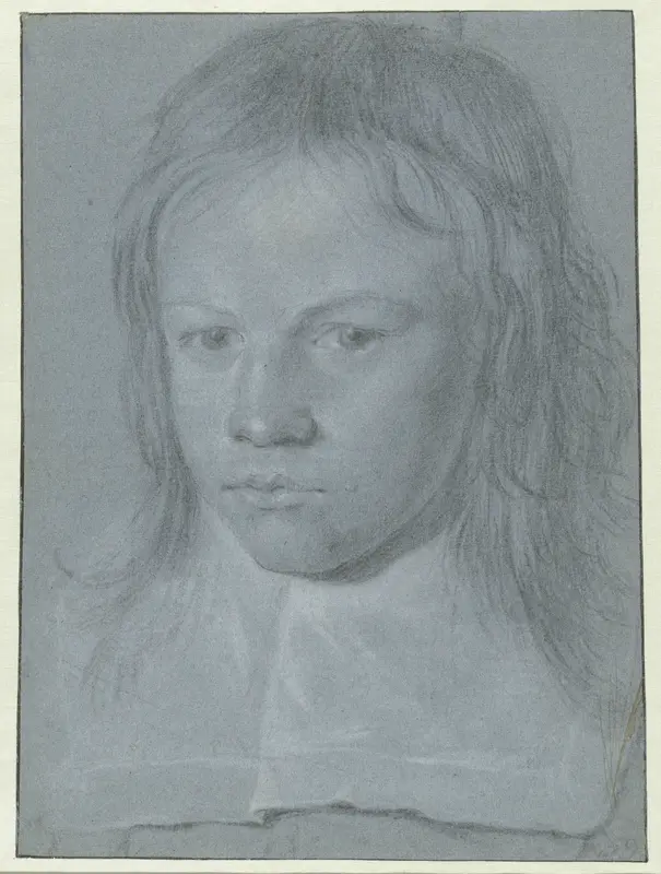 Jongenskop Wall Art by Abraham Toorenvliet (I) - High-Resolution Digital Print