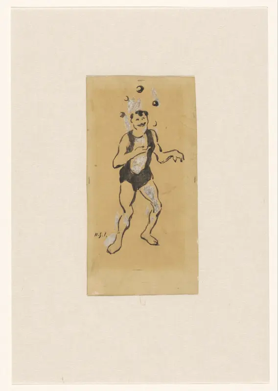 Jongleur met ballen Wall Art by Henri Gabriel Ibels - High-Resolution Digital Print