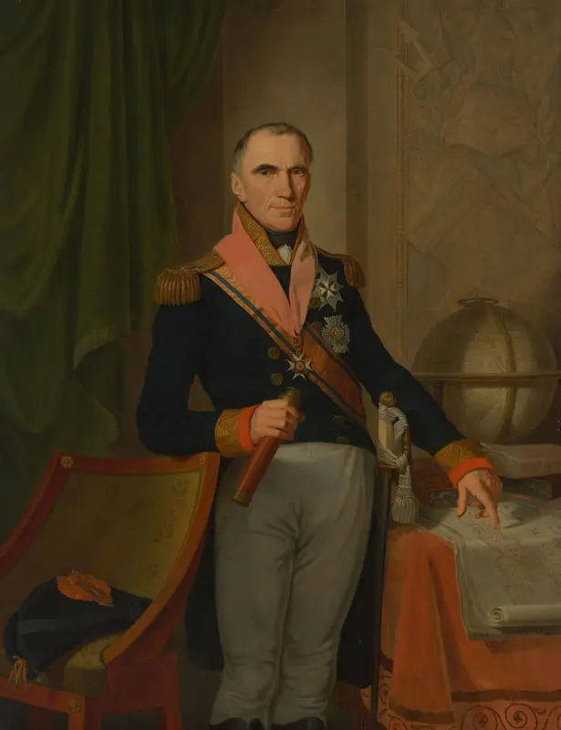 Jonkheer Theodorus Frederik van Capellen (1762-1824), Vice Admiral Wall Art by Cornelis van Cuylenburgh (II) - High-Resolution Digital Print