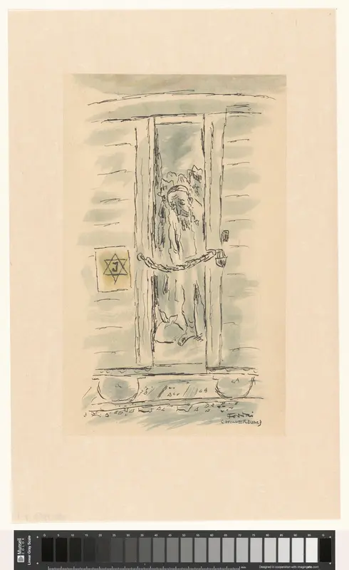Jood in treinwagon Wall Art by Zoltán Forrai - High-Resolution Digital Print