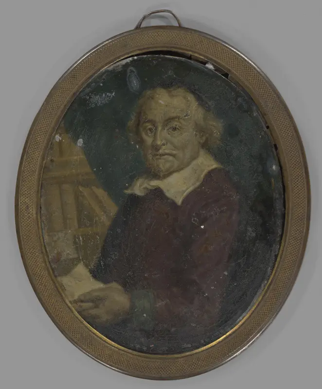 Joost van den Vondel, dichter en toneelschrijver Wall Art by Arnoud van Halen - High-Resolution Digital Print