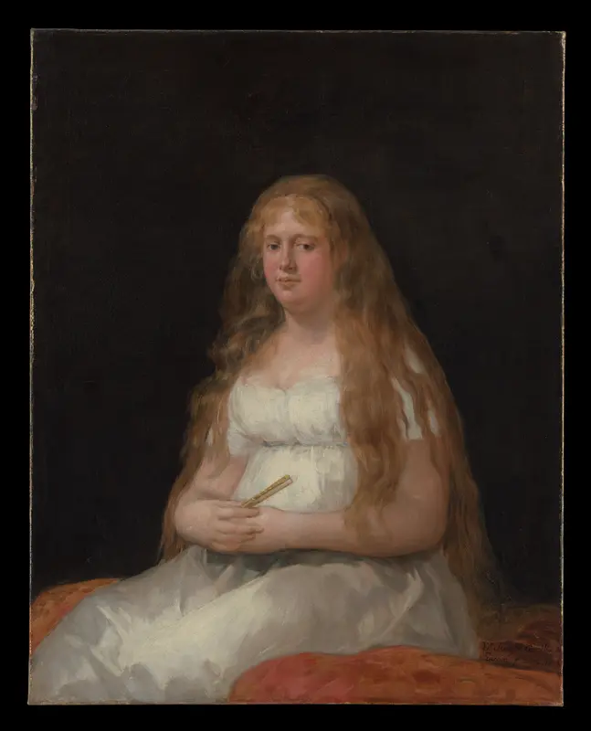 Josefa de Castilla Portugal y van Asbrock de Garcini (1775–about 1850) Wall Art by Goya (Francisco de Goya y Lucientes) - High-Resolution Digital Print
