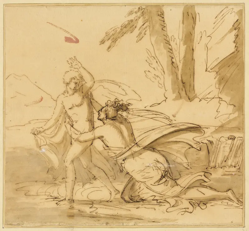 Joseph and Patiphar's Wife Wall Art by Benjamin West - High-Resolution Digital Print