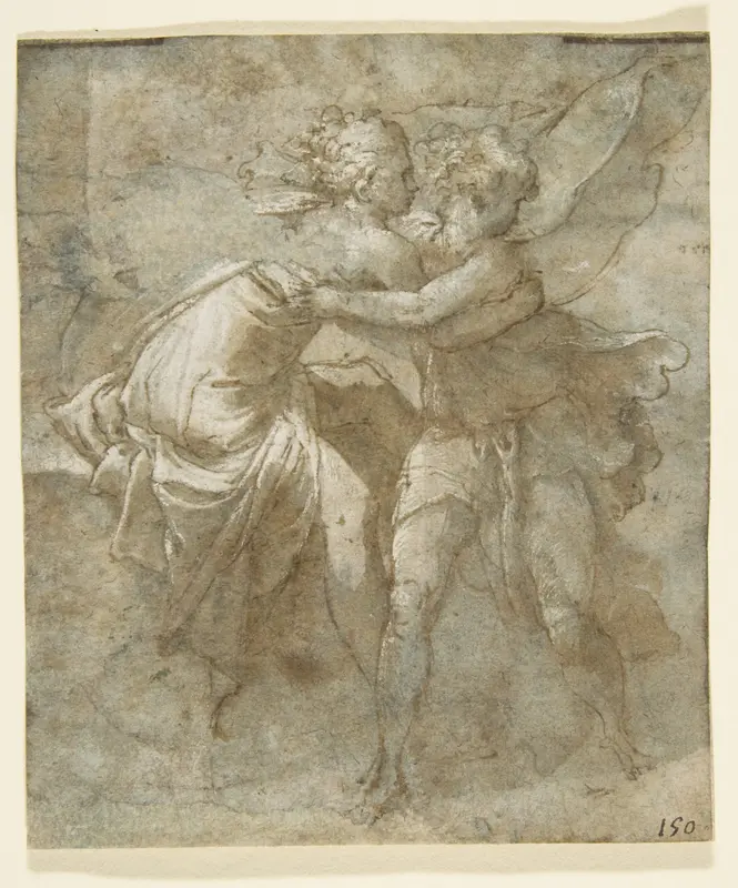 Joseph and Potiphar's Wife Wall Art by Taddeo Zuccaro - High-Resolution Digital Print
